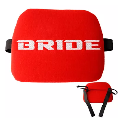 1pcs BRIDE Red Headrest Tuning Pad For Head Rest Cushion Racing Bucket Seat • $19.79