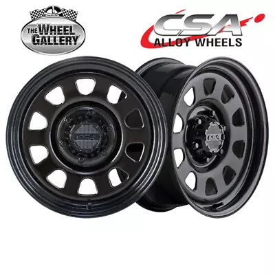 CSA Ranger At - D-Hole 16x7 5/114.3 35P Black Set Of Steel Wheel Wheels • $476