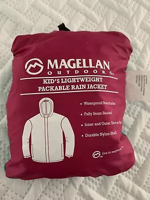 NWOT Magellan Outdoors Kids’ Size Large Lightweight Packable Rain Jacket • $6.50