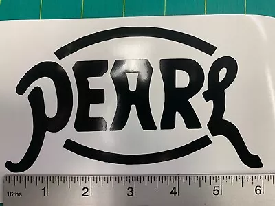 Pearl Vintage Style Repro Logo - Adhesive Vinyl Decal For Bass Drum Reso Head • $7.89