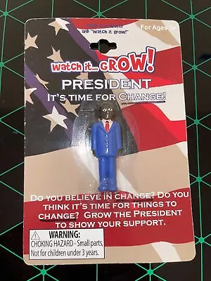 New Political Campaign Toy  Watch It Grow President  Just Add Water Barack Obama • $12.75