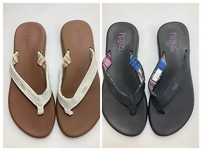 Flojos  Women's Maddy Sandals W Memory Foam Flip Flops New! Choose Size & Color • $19.89