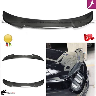 For Ford Mustang 15-17 MD Style Carbon Fiber Rear Trunk Spoiler Wing Lip Bodykit • $589.68