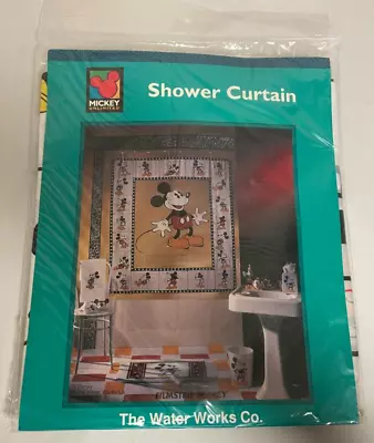 Mickey Unlimited - Mickey Mouse Cinema Filmstrip Vinyl Shower Curtain • $30