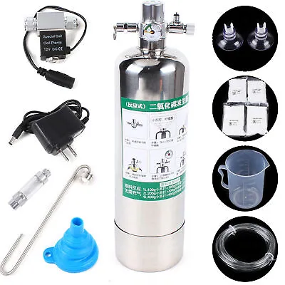 NEW Aquarium Co2 Generator System Kit Carbon Dioxide Reactor Cylinder Plants DIY • $76