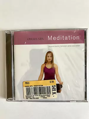 Oasis Spa: Meditation - Music CD -Calming Music For Body Mind Spirit Ships Fast • $9.98