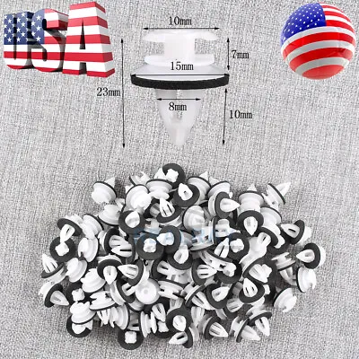 100PCS NEW Door Panel Clips W/Seal Ring For BMW E30 E34 E36 E38 E46 X5 M3 M5 Z3 • $8.97