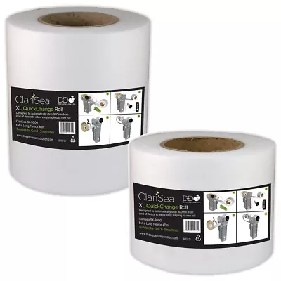 ClariSea Fine Fleece Rolls XL 40m Replacement SK-3000 SK-5000 Aquarium Fish Tank • £18.70