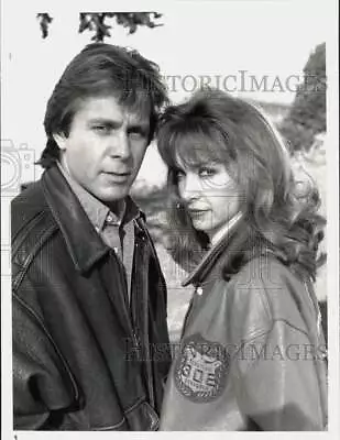 1991 Press Photo Lisa Eilbacher And Gary Cole Star In  Midnight Caller  • £24.01