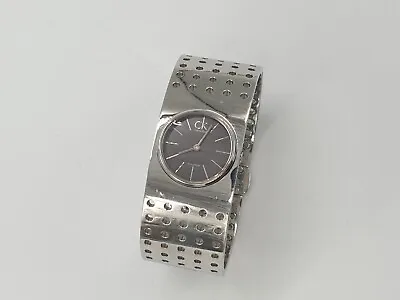 Calvin Klein Grid Women's Bangle Watch K8323100 • £19.99