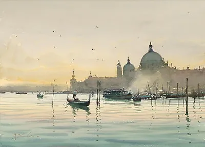 Home Art Wall Decor Venice Italy Oil Painting Picture HD Printed On Canvas • $48.77