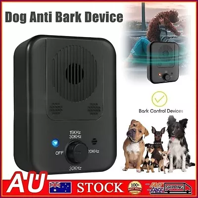 Outdoor Anti Bark Device Ultrasonic Dog Barking Control Stop Repeller Trainer AU • $22.99