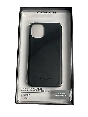 IPhone 12 Mini 5.4  Case By Coach Leather Slim Protective Case For IPhone 12 Min • $6.99
