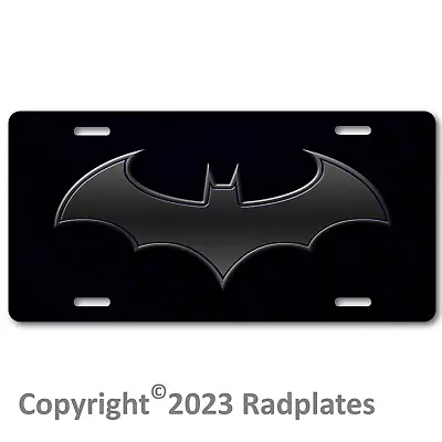 Cool Batman Inspired Art On Black Gray  Aluminum Novelty License Tag Plate NEW • $16.97