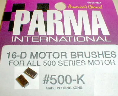 16D Special Motor Brushes By Parma 1960s Vintage # 500-K New Old Stock • $27.33