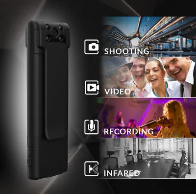 £42.11 • Buy Spy Hidden Camera Pen Recorder 1080P HD Security Mini Portable Pocket Body Cam -