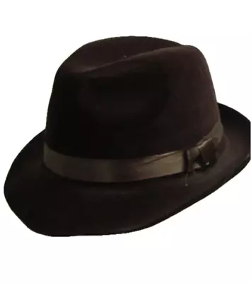 # Indiana Jones Explorer Safari Brown Fedora Hat Costume Accessory • $19.99