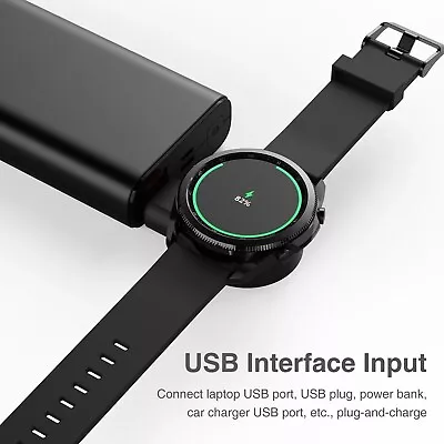 For Samsung Galaxy Watch5/4/3/classic Charger USB Mini Charging Dock Station • £13.06