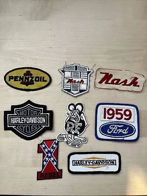 Vintage Motorcycle And Car Patch Set  • $50