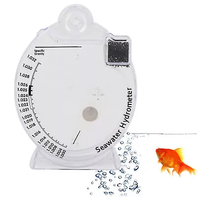 Sea Hydrometer Salinity Specific Gravity Test Saltwater Concentration Aqu UK LVE • £16.19