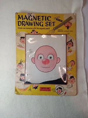 VINTAGE  DAPPER DAN THE MAGNETIC MAN . MAGNETIC DRAWING SET W/o PEN • $6