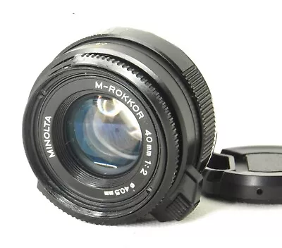 Minolta M Rokkor 40mm F2 Lens Leica M For CL CLE From JAPAN [For Parts] • $291.11