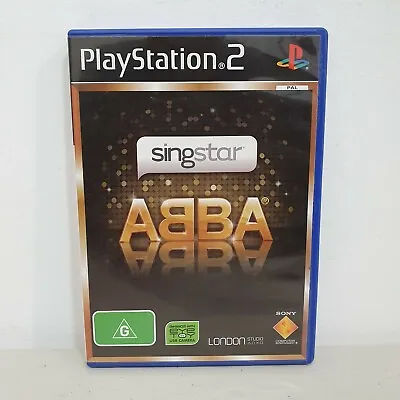 $11.66 • Buy Singstar: ABBA PS2 Sony PlayStation 2 PAL, 2008, London Studio Includes Manual