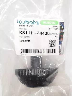 Genuine KUBOTA Cam Dial K3111-44430 For Ride On Mower ZD18 ZD21 ZD25F ZD28 • $20