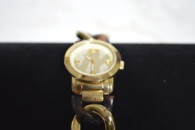 Michael Kors Runway Twist Gold Tone W/Acrylic Tortoise Chain Watch MK4266 Classy • $19.99