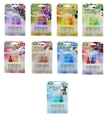 6 X PERFECT SCENTS 3VOLUTION PLUG IN REFILLS FOR AMBI PUR MACHINE CHOOSE  SCENT