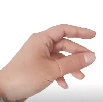 £2.99 • Buy New Soft Thumb Tip Finger Fake Magic Trick Vinyl Toy Fun Joke Plastic Small