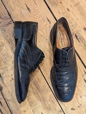 Mens Salvatore Ferragamo Shoes Brogues UK7.5 US8.5 • £12
