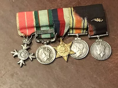 £195 • Buy British Army Group Of Miniature Medals