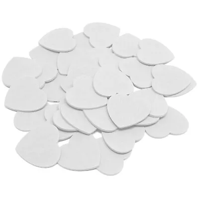 White 28mm Love Hearts Wooden Shabby Chic Craft Scrapbook Coloured Hearts • £27.49