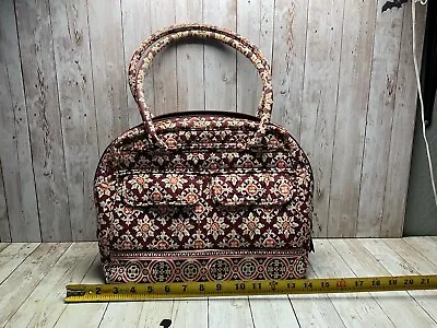 Vera Bradley Medallion Satchel Bowler Bag Purse Retired Excellent Used Cond!! • $15