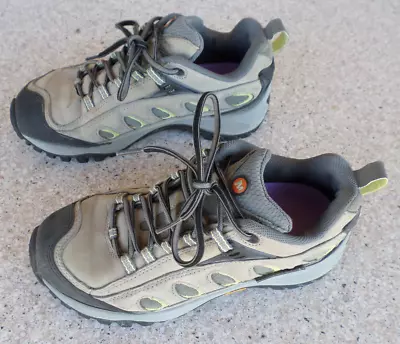 Merrell  Radius  Gray And Yellow Hiking Shoes.  Women's 8 • $26.95