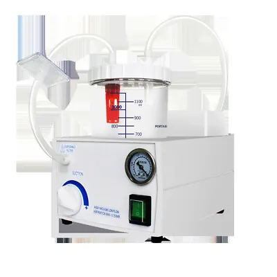 $137.75 • Buy Medical Aspirator Machine Suction Unit 110V 1000mL Emergency Vacuum Phlegm New