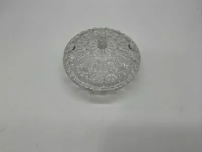 VTG Clear Glass Covered Candy/Vanity Dish • $18