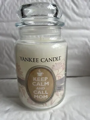 Yankee Candle Large Jar Keep Calm & Call Mom Limited Edition 22oz 623g • £29.95