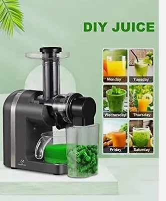 Juicer Machine Slow Masticating Juicer Extractor Slow Juicer GS-107 • £100