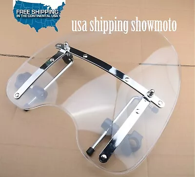 $52.28 • Buy Clear Windscreen Windshield For Yamaha V-Star XVS1100 XVS650 XVS1300 XVS950