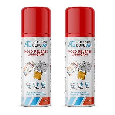 Adhesive Guru Silicone Mold Release Spray (2x13.5 Fl Oz) For Epoxy Resin Molds  • $23.99