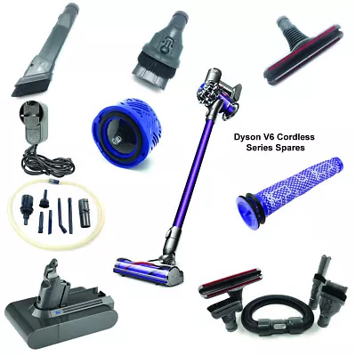 $13.41 • Buy Spare Parts For DYSON V6 Vacuum Hose Filter Tools Charger Spares