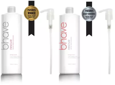 BHAVE RESCUE Intense Repair Shampoo & Conditioner DUO WITH PUMP 1L 1000ml BEHAVE • $189.93