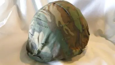 Us Army Vietnam Era M1 Helmet W/liner Jungle Camo Cover - Free Shipping • $135