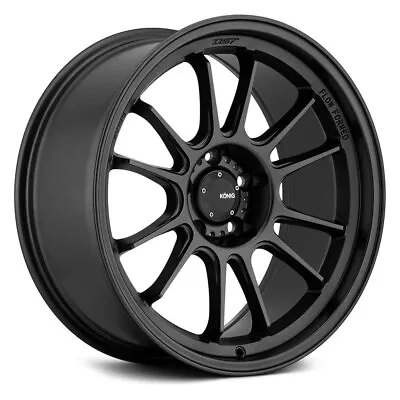 Konig HYPERGRAM Wheels 17x8 (45 5x112 66.56) Black Rims Set Of 4 • $1210.60