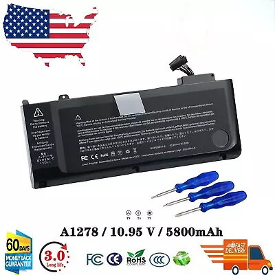 New A1322 Battery For Apple MacBook Pro 13 A1278 Mid 2009 2010 2011 2012 5800mAh • $20.99