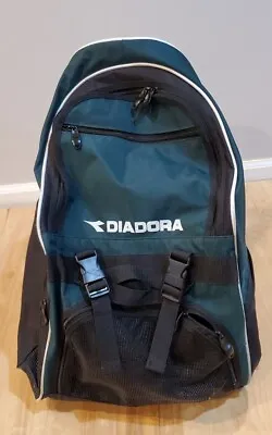 Diadora Squadra Backpack Basketball Soccer  Volleyball Football Bag Green  • $19.95