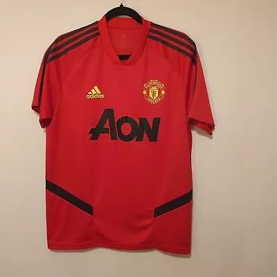 Manchester United Authentic Medium Player Issue Adidas Training Shirt • £15