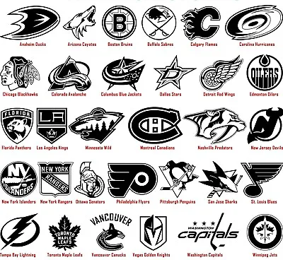 NHL Vinyl Decal Stickers Sport Logos National Hockey League USA Seller • $4.49